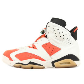 NIKE ナイキ スニーカー サイズ:27.0cm AIR JORDAN 6 RETRO GATORADE 384664-145 サミットホワイト ブラック チームオレンジ US9 シューズ 靴 ハイカット【メンズ】【中古】【K4104】