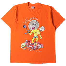 Supreme シュプリーム Tシャツ サイズ:L Daniel Johnston イラスト グラフィック クルーネック Kill Em All Tee 20SS オレンジ トップス カットソー 半袖 【メンズ】【中古】【K4051】