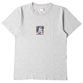 Supreme シュプリーム Tシャツ サイズ:S バーチャル・ウォーズ クルーネック Cyber Tee 17SS ヘザーグレー トップス カットソー 半袖 【メンズ】【中古】【K4051】