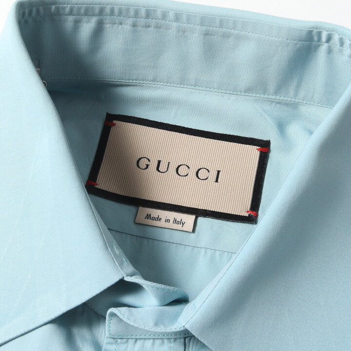 楽天市場】GUCCI グッチ シャツ サイズ:40(15 3/4) ワンポイント ロゴ 