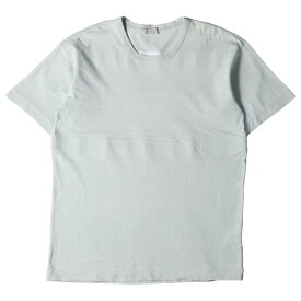 COMME des GARCONS コムデギャルソン Tシャツ 99SS ゴム刺繍 スクエアネック Tシャツ HT-100300 変型 HOMME 田中オム アーカイブ ライトグリーン 日本製 ブランド トップス カットソー 半袖 【メンズ】【中古】【K4059】