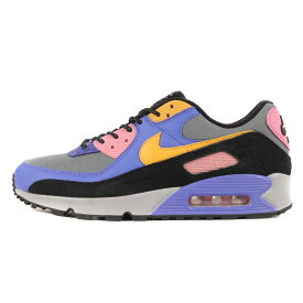 NIKE ナイキ サイズ:27.5cm AIR MAX 90 QS PERSIAN VIOLET (CN1080-500) 日本未発売 2020年 エアマックス90 ペルシャンバイオレット ブラック US9.5 ローカット スニーカー 靴 シューズ【メンズ】【中古】【美品】【K4051】