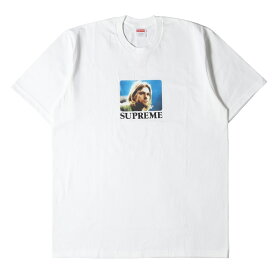 Supreme シュプリーム Tシャツ サイズ:L 23SS Kurt Cobain カート・コバーン フォト クルーネック 半袖 Tシャツ Kurt Cobain Tee ホワイト 白 トップス カットソー コラボ 【メンズ】【K4051】