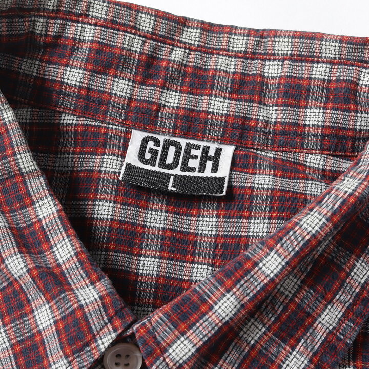 楽天市場】GOOD ENOUGH グッドイナフ シャツ サイズ:L 背ロゴ タータン 