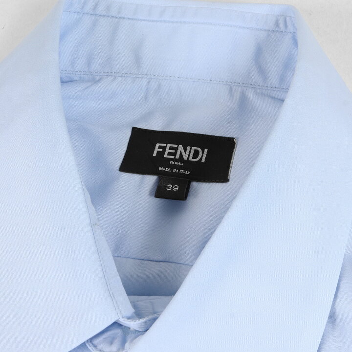 楽天市場】FENDI フェンディ シャツ サイズ:39 23SS ロゴプリント 