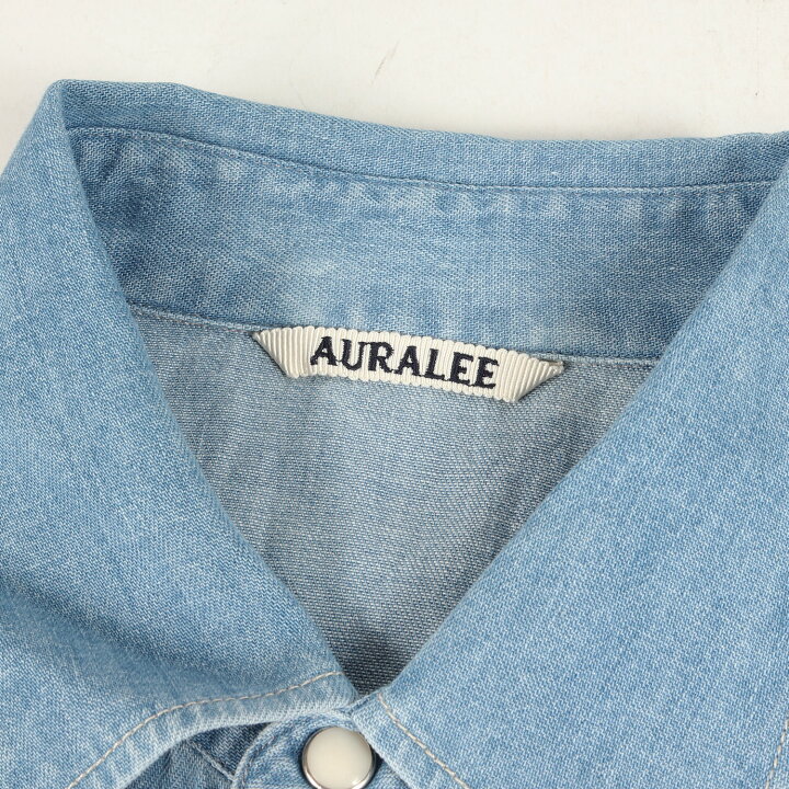 楽天市場】AURALEE オーラリー シャツ サイズ:3 23SS ウォッシュ加工 