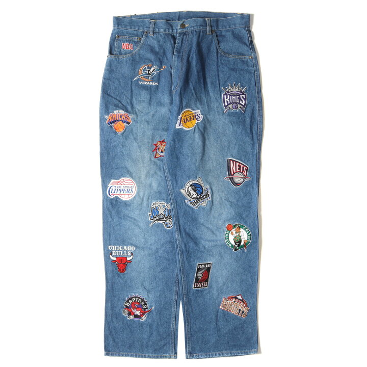 楽天市場】90s UNK アンク NBA オールスターロゴ バギー デニムパンツ  
