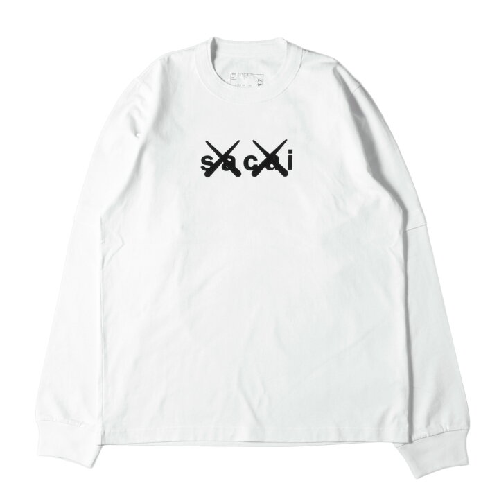 sacai(サカイ) / x KAWS/Embroidery Long Sleeve T-Shirt/21aw/長袖T