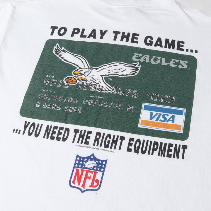 楽天市場】90s MBNA AMERICA × NFL EAGLES VISAカード 