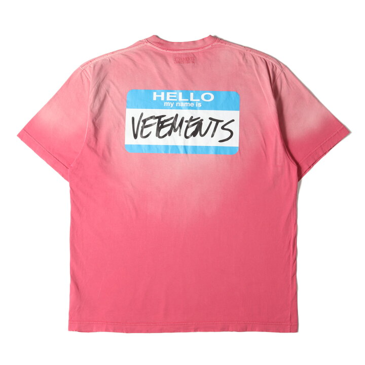 楽天市場】VETEMENTS ヴェトモン Tシャツ サイズ:XS 22SS フェード加工  