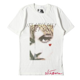 HYSTERIC GLAMOUR ヒステリックグラマー Tシャツ サイズ:S 20SS NIAGARA DETROIT HALF-PAST GET OUT クルーネック 半袖 Tシャツ 06201CT08 THEE HYSTERIC XXX ホワイト 白 日本製 トップス カットソー 【メンズ】【中古】【K4068】