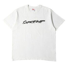Supreme シュプリーム Tシャツ サイズ:L 20AW FUTURA フューチュラ ロゴ クルーネック 半袖 Tシャツ Futura Logo Tee ホワイト 白 トップス カットソー コラボ 【メンズ】【中古】【K4043】