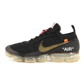 OFF-WHITE オフホワイト サイズ:29.0cm NIKE THE 10 : AIR VAPORMAX FK (AA3831-002) 18SS ナイキ エアヴェイパーマックス ブラック 黒 US11 ローカット スニーカー コラボ シューズ 靴 【メンズ】【中古】【K4037】