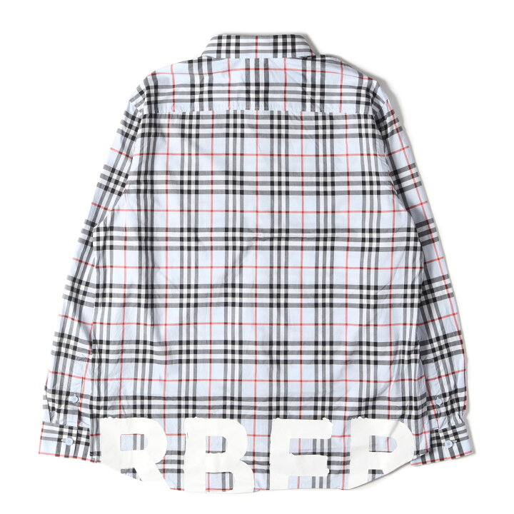 楽天市場】BURBERRY バーバリー シャツ サイズ:L 近年モデル ヘム ロゴ 