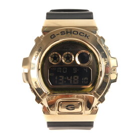 G-SHOCK ジーショック CASIO カシオ GM-6900G-9JF メタルベゼル 腕時計 ウォッチ ゴールド ブラック ブランド 【メンズ】【中古】【K4102】
