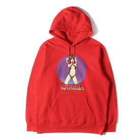 Supreme シュプリーム パーカー サイズ:XL Vampirella ヴァンピレラ コラボ スウェット パーカー Hooded Sweatshirt 17SS レッド 赤 トップス カットソー【メンズ】【中古】【K4062】