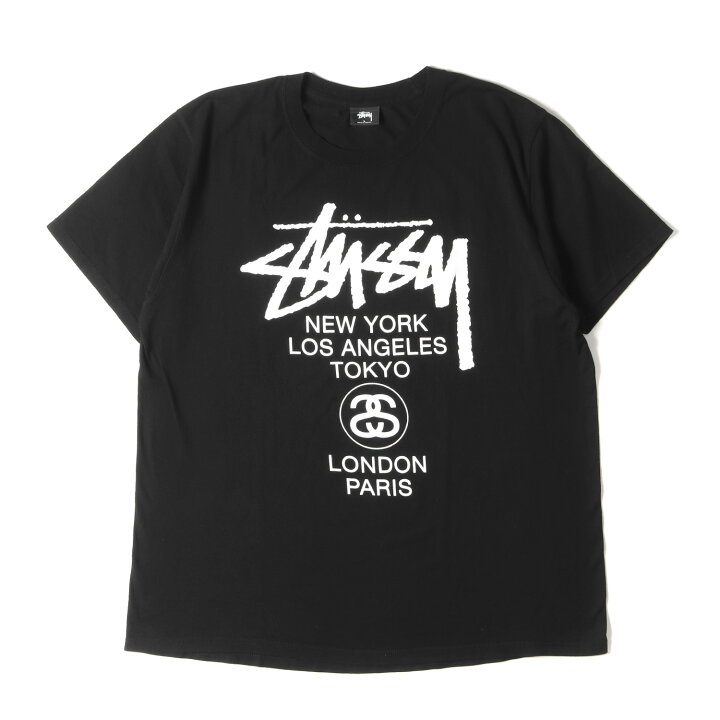 楽天市場】STUSSY ステューシー Tシャツ サイズ：L ワールドツアー  