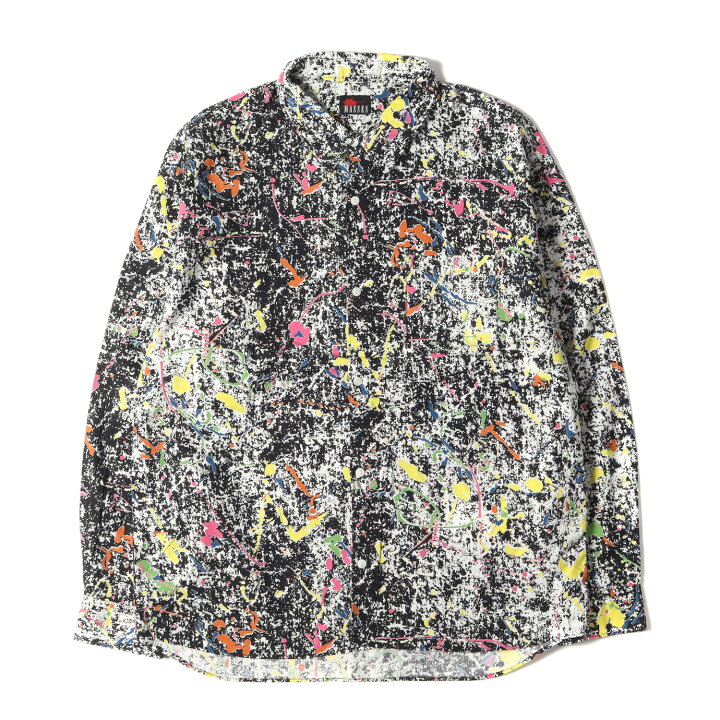 楽天市場】MASSES マシス シャツ サイズ:L 19SS ドリップ柄 コットン  