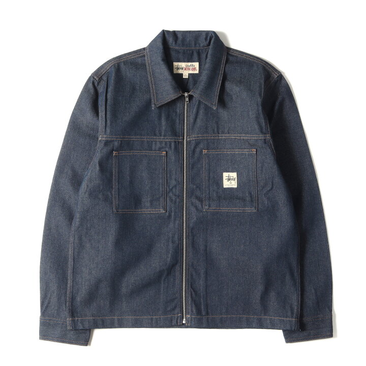 楽天市場】STUSSY ステューシー シャツ サイズ:L フルジップ デニム 