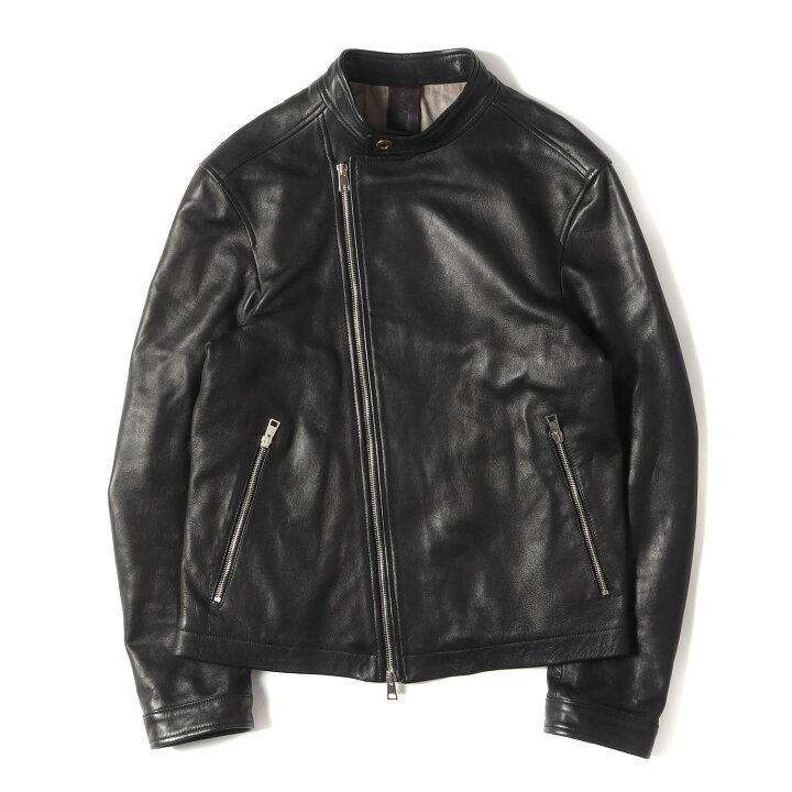 楽天市場】RUFFO ルッフォ ジャケット サイズ:46 ラムレザー シングル 