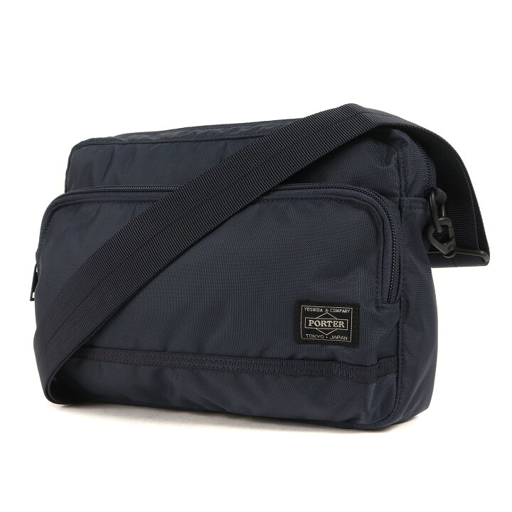 美品】PORTER ポーター フラッシュ FLASH ショルダーバッグ ブルー 