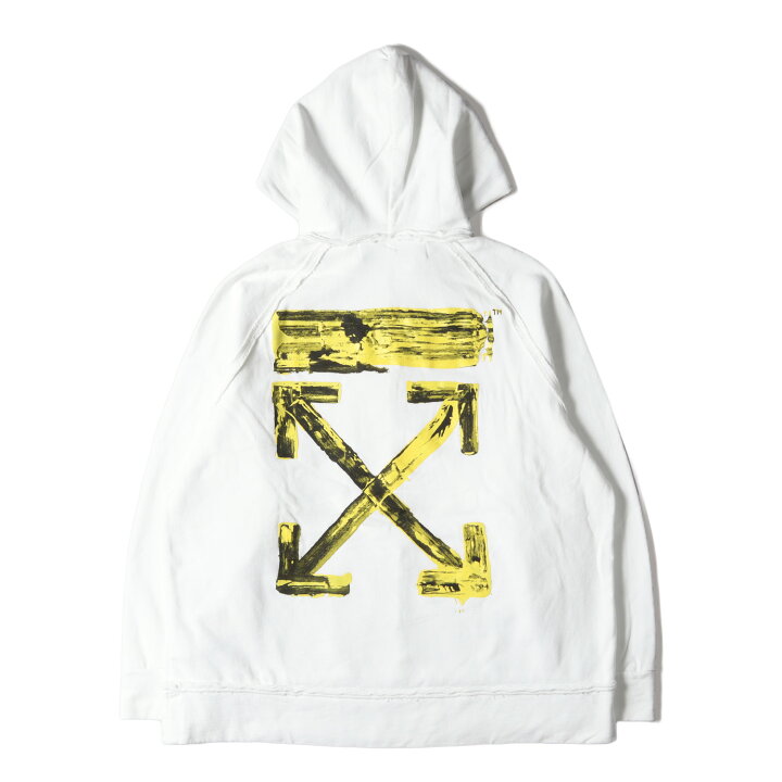 楽天市場】OFF-WHITE オフホワイト パーカー サイズ:L ペンキ アロー  