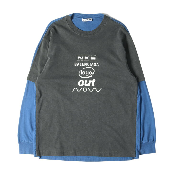 楽天市場】BALENCIAGA バレンシアガ Tシャツ サイズ:S 2WAY ドッキング 