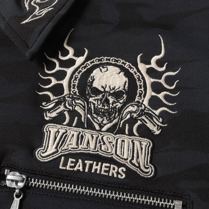 楽天市場】VANSON バンソン ジャケット サイズ:XL スカル刺繍 