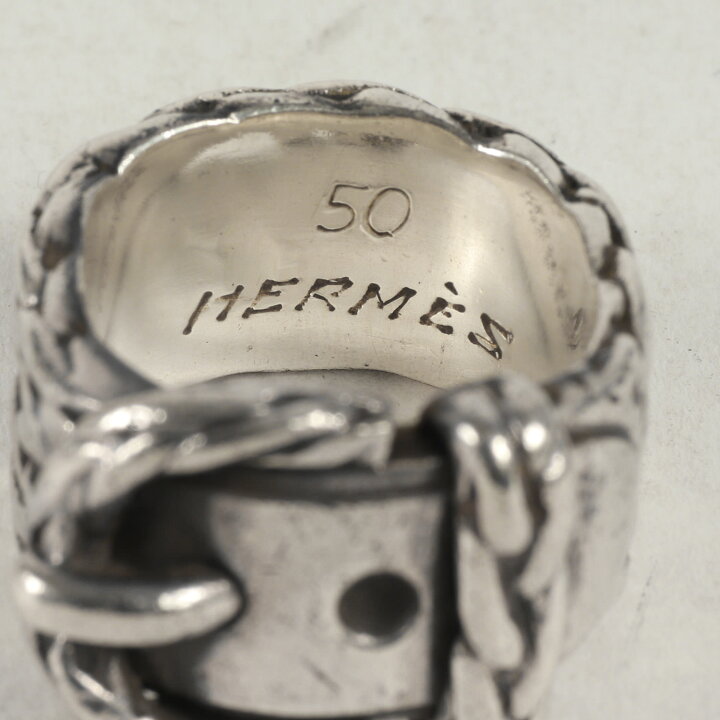 楽天市場】HERMES エルメス ディアンヌ シルバー リング / 指輪 