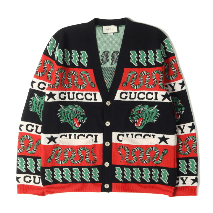 楽天市場】GUCCI グッチ カーディガン サイズ:M シンボルズ ロゴ  