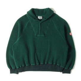 C.E シーイー ジャケット サイズ:L 21AW プルオーバー フリース WOOL/POLY FLEECE PULLOVER CES20CS22 オーバーサイズ グリーン 日本製 アウター ブルゾン 【メンズ】【中古】【K4059】