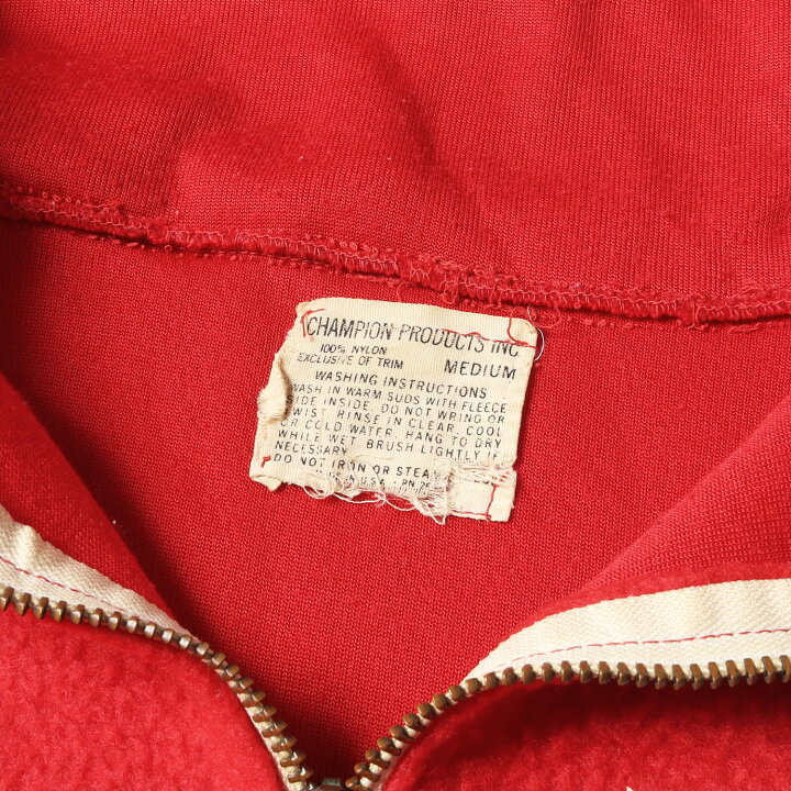 楽天市場】Champion チャンピオン 60s プロダクツタグ ハーフ ジップ 