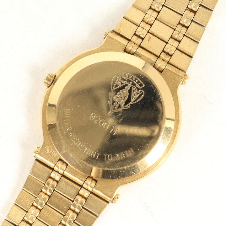 楽天市場】GUCCI グッチ クオーツ式 腕時計 9200M ウォッチ  