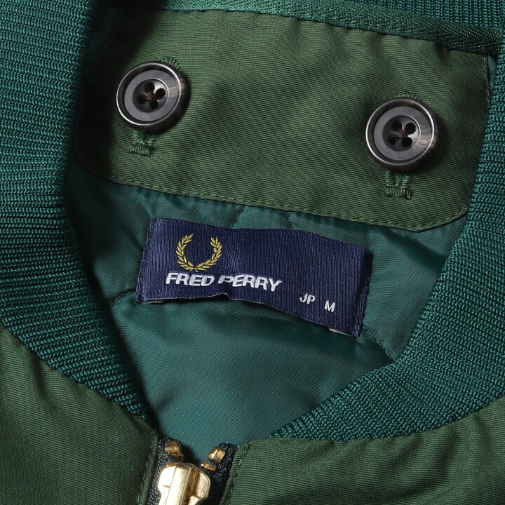 楽天市場】FRED PERRY フレッドペリー コート サイズ:M ローレル 刺繍 