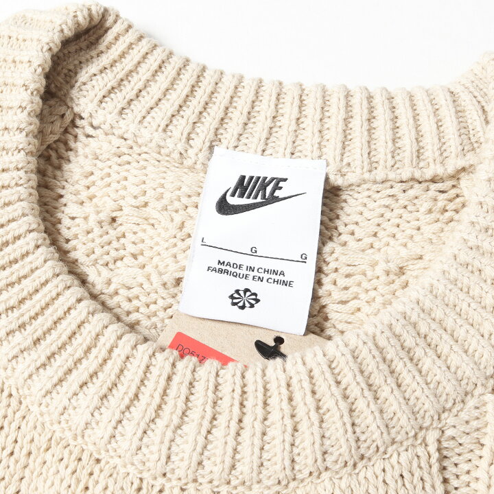 楽天市場】NIKE ナイキ ニット サイズ:L 22AW スウッシュ ケーブル編み 