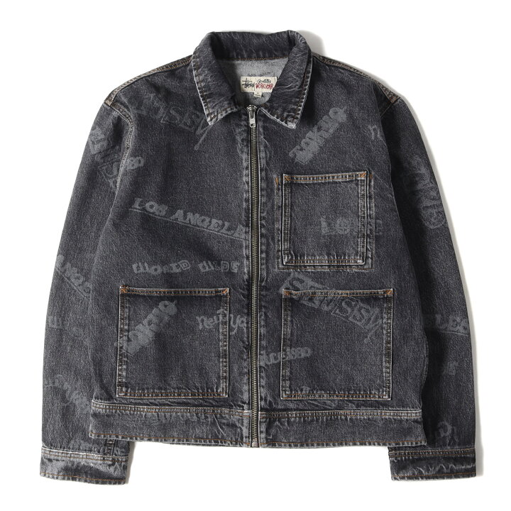 楽天市場】STUSSY ステューシー ジャケット サイズ:M 23SS ロゴ 柄 