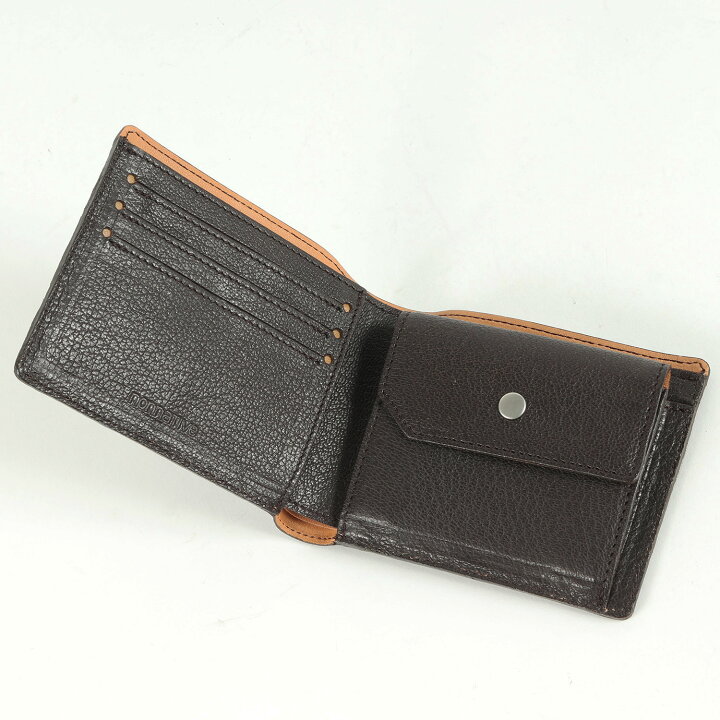 楽天市場】NONNATIVE ノンネイティブ ゴートレザー 二つ折り 