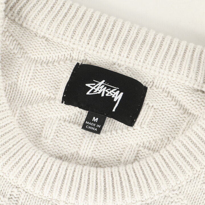 楽天市場】STUSSY ステューシー ニット サイズ:M 22AW Sロゴ 総柄 