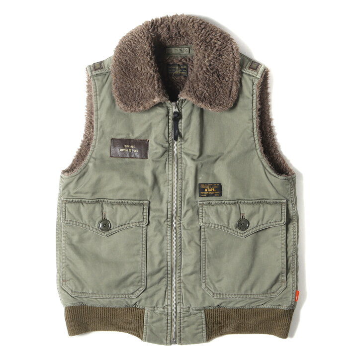 楽天市場】WTAPS ダブルタップス ベスト サイズ:S アルパカウールボア 
