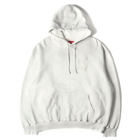 Supreme シュプリーム パーカー サイズ:L 23SS オーバーダイ加工 Sロゴ スウェット パーカー Overdyed S Logo Hooded Sweatshirt ナチュラル トップス フーデッド スウェットシャツ フーディー【メンズ】【K3956】