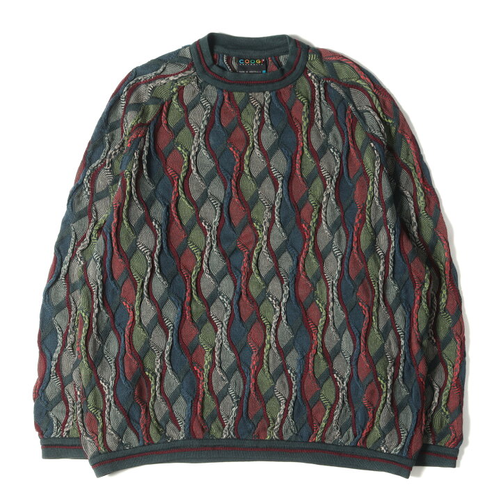 楽天市場】COOGI クージー サイズ:3XL 90s 3D 立体編み 総柄 ニット 