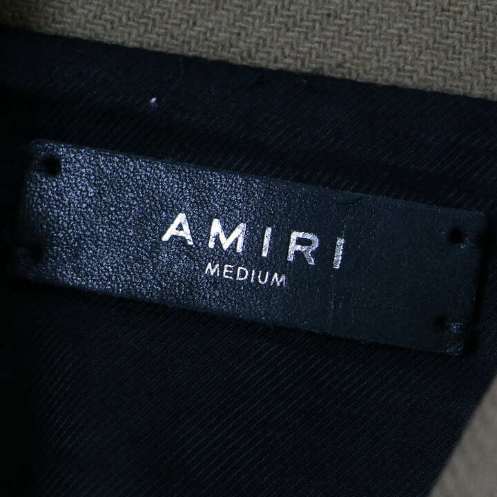 楽天市場】AMIRI アミリ スタジャン ブルゾン アウター ベージュ M 