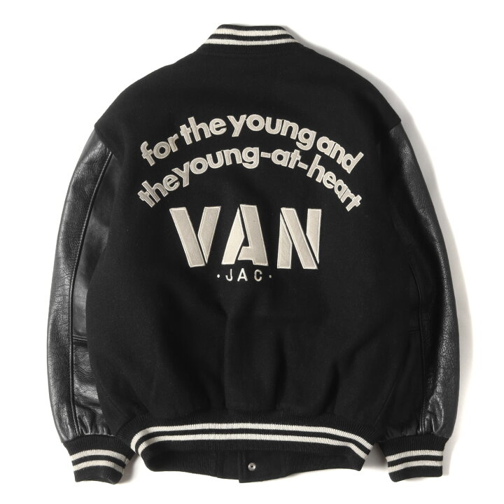 楽天市場】VAN ヴァン ジャケット サイズ:L 80s ワッペン付き 袖レザー  