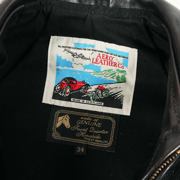楽天市場】Aero Leather エアロレザー ジャケット サイズ:34(XS 