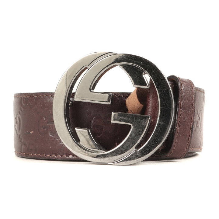 楽天市場】GUCCI グッチ ベルト サイズ:85 GG バックル インター 