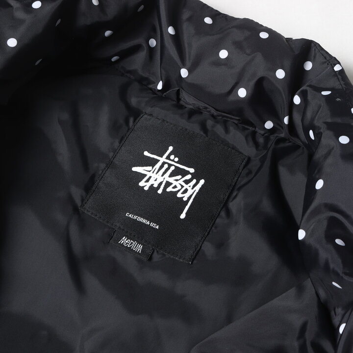楽天市場】STUSSY ステューシー ダウン ベスト サイズ:M ドット柄 