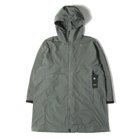 GOLDWIN ゴールドウイン コート サイズ:XS 近年モデル フーデッド ナイロンポリ オーバー コート Hooded Over Coat GL13132 ダブルジップ オリーブドラブ アウター ジャケット ブルゾン【メンズ】【K4043】