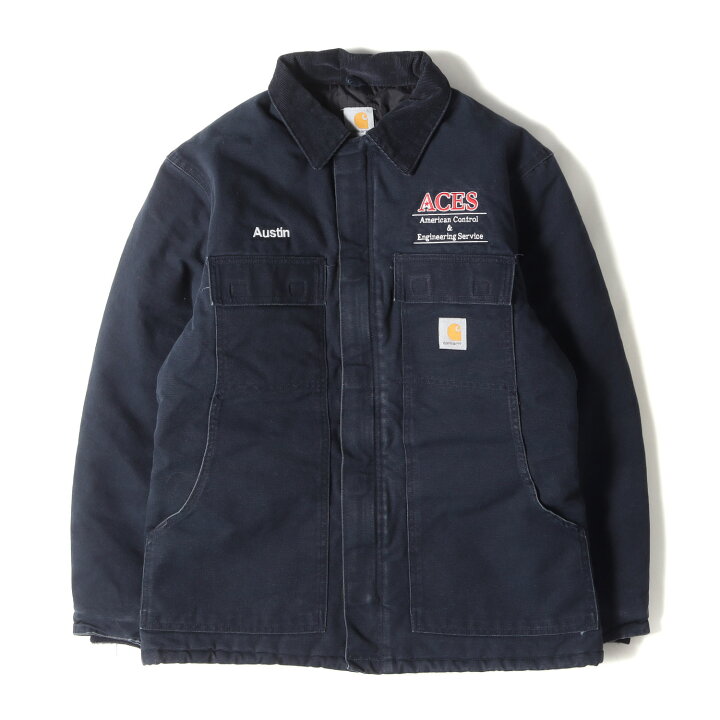 楽天市場】Carhartt カーハート コート サイズ:M 90s 企業ロゴ刺繍入り  