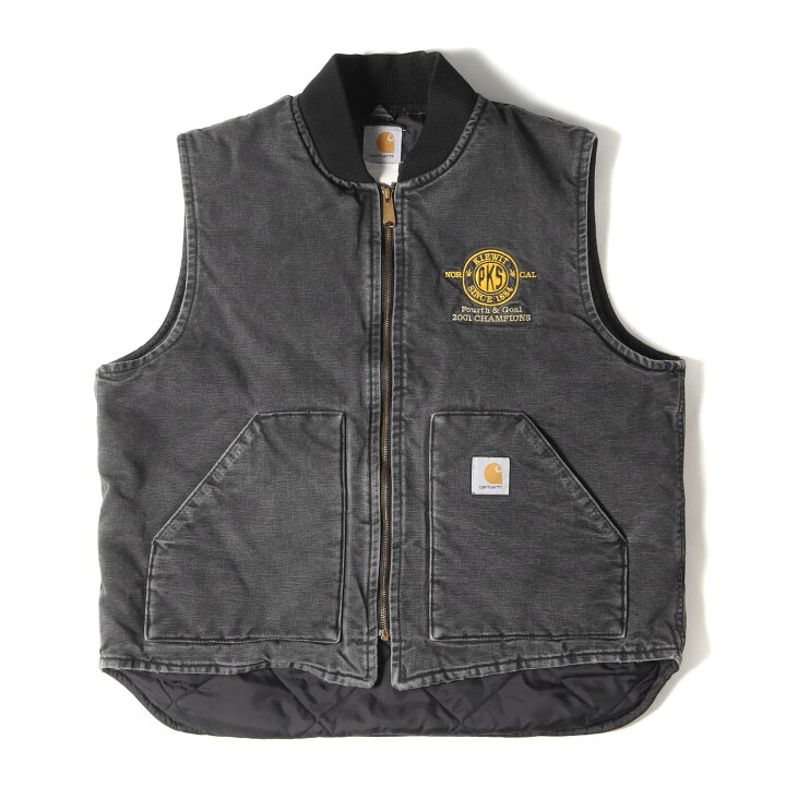 楽天市場】Carhartt カーハート ベスト サイズ:XL 90s 企業ロゴ刺繍  