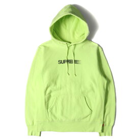 Supreme シュプリーム パーカー サイズ:M 16SS モーションロゴ スウェット パーカー Motion Logo Hooded Sweatshirt ライム トップス フーデッド スウェットシャツ フーディー【メンズ】【中古】【K4896】